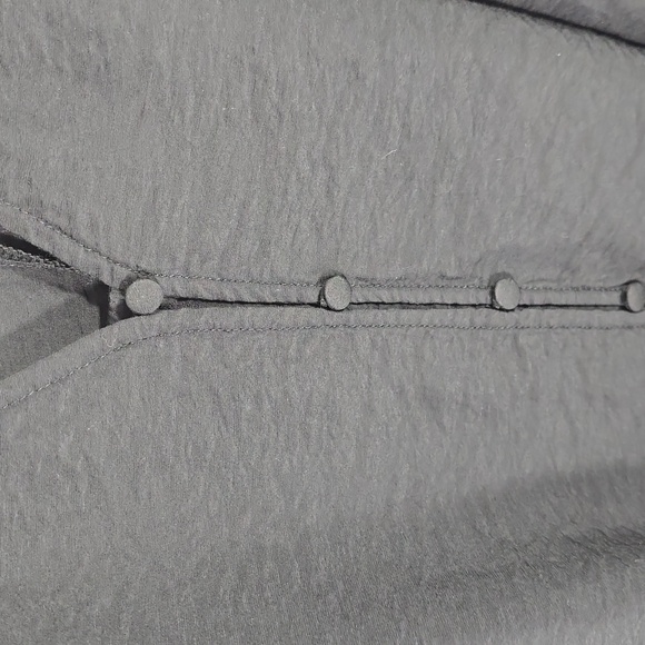 {H&M} Black Balloon Sleeve Button-Down Tie-Belt Maxi Dress - Size Large - Picture 8 of 15